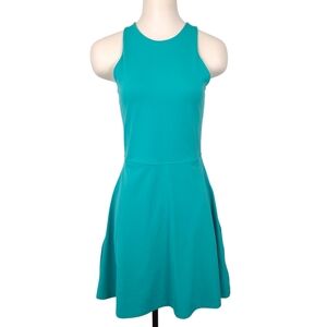 Athleta Conscious Dress Tropics M tall Powervita buttery soft travel pockets